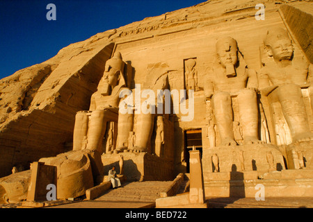 Tempel von Ramses in Abu Simbel, Ägypten Stockfoto