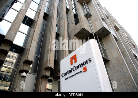 Cortal Consors Direktbank, Teil der BNP Paribas Gruppe Bank, Luxemburg, Europa Stockfoto