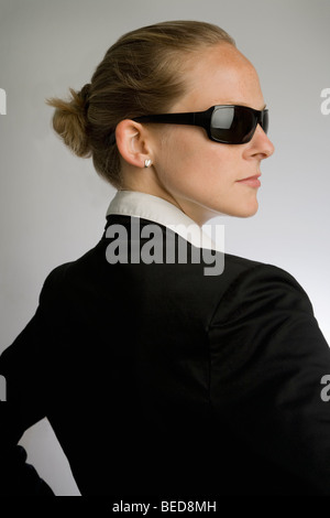 Stilvolle Business-Frau Stockfoto