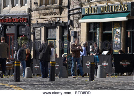 Grassmarket Edinburgh Stockfoto