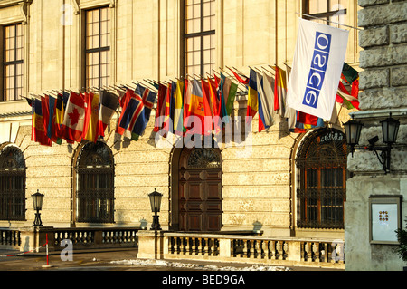 Konferenzzentrum der Organisation für Sicherheit und Zusammenarbeit in Europa OSZE, Hofburg Burg Wien, Austria, Europe Stockfoto