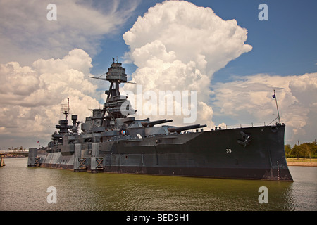 Schlachtschiff USS Texas San Jacinto Battleground State Historic Site Houston Texas USA Stockfoto