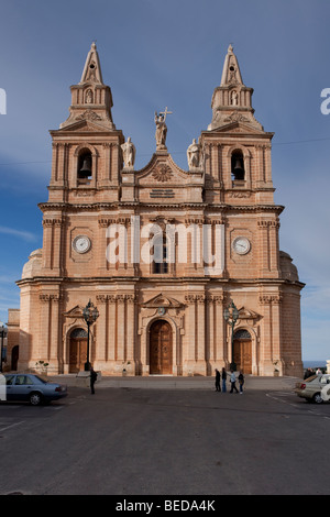 Höhle der Kirche von St. Marija in Melliaha, Malta, Europa Stockfoto