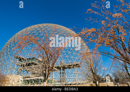 Biosphäre Ile Sainte Helene Park Jean Drapeau Montreal Kanada Stockfoto