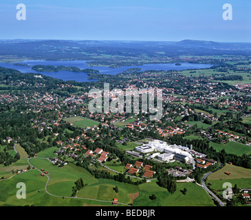 Luftbild, Murnau am Staffelsee, Unfallklinik, Oberbayern, Deutschland, Europa Stockfoto