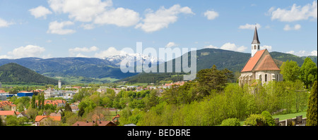 St.-Petri Kirche vor Schneeberg Berg, Ternitz, Niederösterreich, Österreich Stockfoto