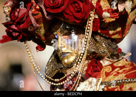 Maske, Karneval in Venedig, Veneto, Italien, Europa Stockfoto