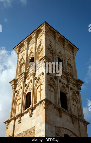 Kirchturm des Lazarus Kirche, Larnaca, Zypern, Asien Stockfoto