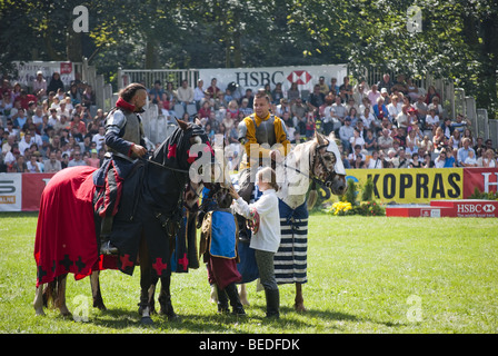 Ritterturnier in Strzegom bei HSBC FEI World Cup 2009 Stockfoto