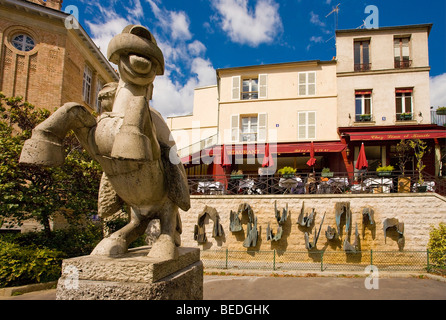 RESTAURANT IM TOURNEFORT STREET, PARIS Stockfoto