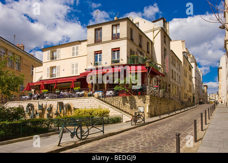 RESTAURANT IM TOURNEFORT STREET, PARIS Stockfoto