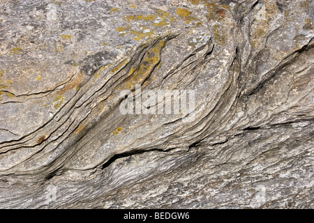 Felsformationen aus Sandstein in Northumberland UK Stockfoto