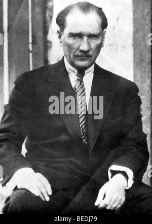 Portrait von Mustafa Kemal Atatürk, der Gründer der türkischen Republik Stockfoto