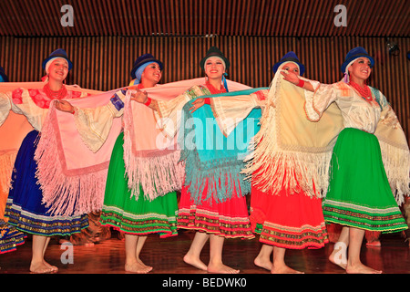 Ecuadorianische Folklore Ballett, Ballet Folclorico Nacional, Quito, Ecuador Stockfoto