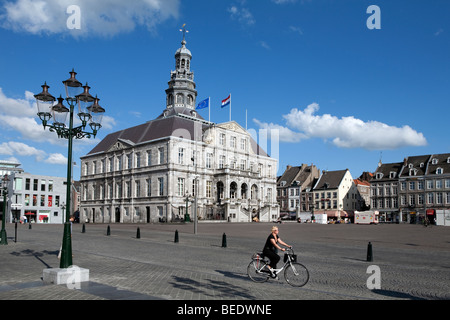 Altstadt. Das Stadhuis (Rathaus) in den Markt (Marktplatz). Stockfoto