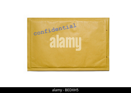 vertraulichen Umschlag Stockfoto