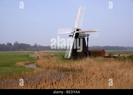 Herringfleet Wind Pumpe Stockfoto