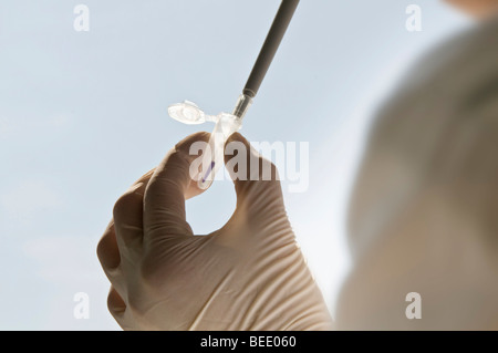 Lab-Szene Stockfoto