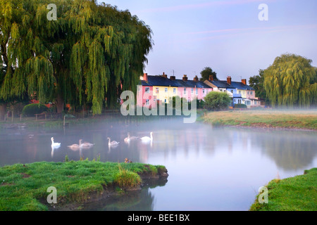 Wässermatten Sudbury Suffolk England Stockfoto