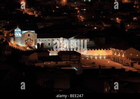 Monestario de San Diego in der Nacht, Quito, Ecuador Stockfoto