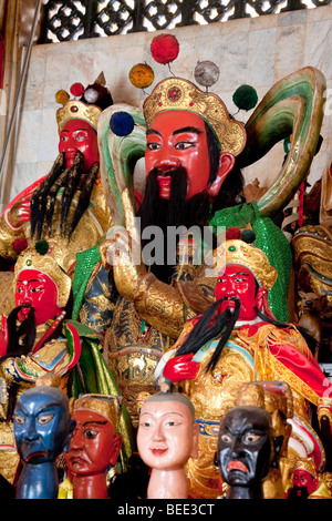 Zahlreiche Puppen in den chinesischen Jui-Tui Tempel in Phuket Stadt Phuket Island Southern Thailand Südostasien Stockfoto