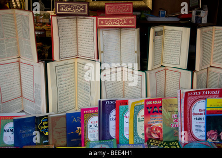 Istanbul-Buchhandlung-Buchhandlung Koran Muslime Islam islamische Stockfoto