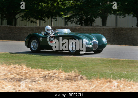 C Typ Jaguar Tempo Goodwood Festival 2009 Stockfoto