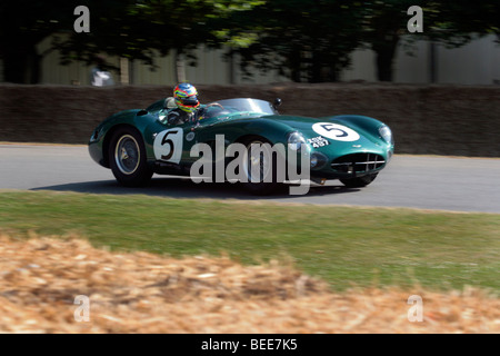 Aston Martin DBR1 Geschwindigkeit Goodwood Festival 2009 Stockfoto