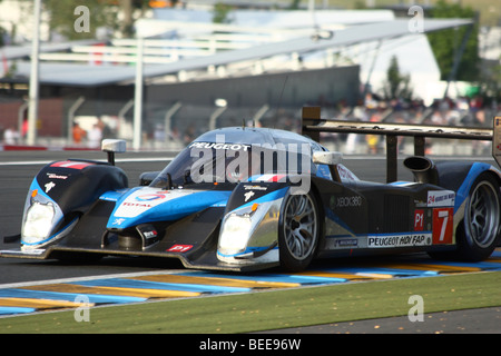 24 Stunden von Le Mans 2009 - Peugeot 908 HDI N ° 7 Stockfoto