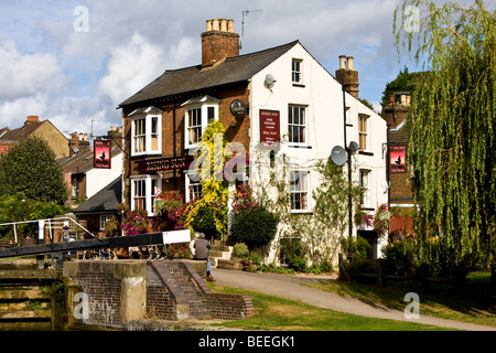 Der aufgehenden Sonne, Berkhamsted, Hertfordshire, UK Stockfoto