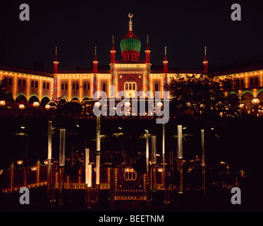 Taj Vergnügungspark Tivoli Tivoli Kopenhagen Dänemark Stockfoto