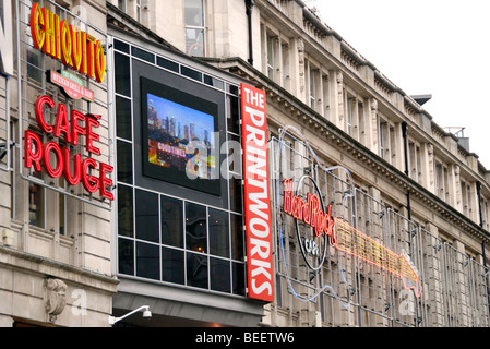 'Die Printworks' Kunst Entertainment-Komplex, Manchester, England, UK Stockfoto