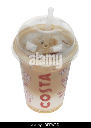 Geeiste Vanille-Latte Stockfoto