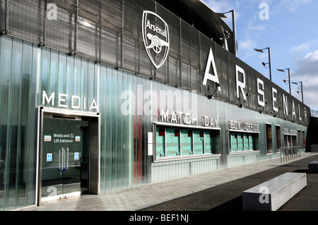 Box Office Arsenals Emirates Stadion Stockfoto