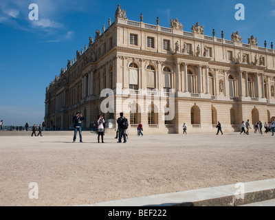 Ein Foto aus einer Serie von Schloss Versailles in Frankreich. Stockfoto