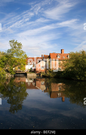 Flatford Mühle in der Nachmittag Flatford East Bergholt Suffolk England Stockfoto