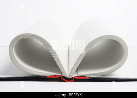 Hard Cover Notizbuch Stockfoto