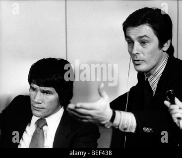 5. August 1970 - ist London, England, Vereinigtes Königreich - ALAIN DELON (geboren 8. November 1935) ein Cesar Award preisgekrönten französischen Schauspieler. Stockfoto