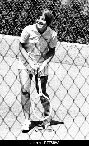 Caroline Kennedy Tennis spielen Stockfoto