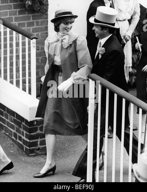 Prinzessin Diana besucht Ladies Day in Royal Ascot Stockfoto