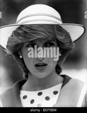 Prinzessin Diana besucht ein Ereignis Stockfoto