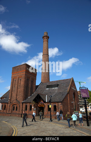 die Pumpe Hausbar im Albert dock-Liverpool Merseyside England uk Stockfoto