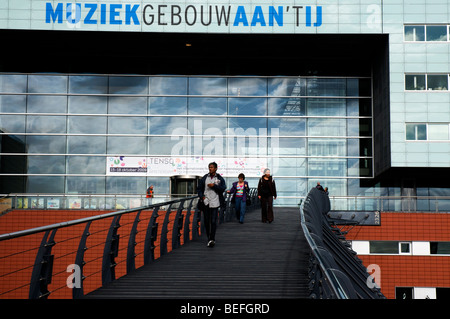 Muziekgebouw Aan ' t IJ, Amsterdam, Holland, Niederlande Stockfoto