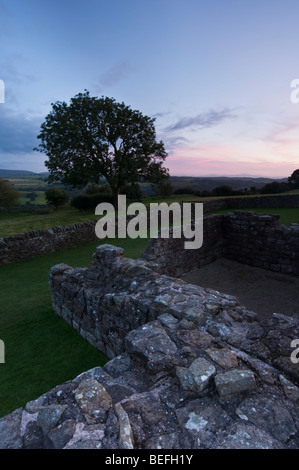 Banken-Milecastle am Hadrianswall, in der Nähe von Lannercost, Cumbria, England, UK Stockfoto