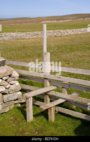 Stil auf Fair Isle in Shetland Stockfoto