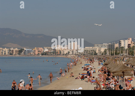 Mallorca, Spanien, Playa de Palma, Arenal. Stockfoto