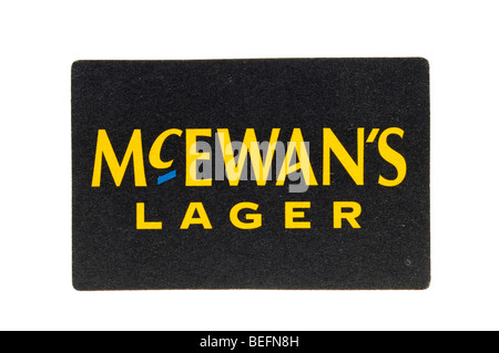 McEwans Lagerbier Matte Stockfoto