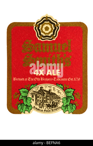 Samuel Schmiede 4 X Ale gebraut in der alten Brauerei Tadcaster est 1738 Stockfoto