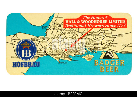 HB Hofbrau Dachs Bier Stockfoto