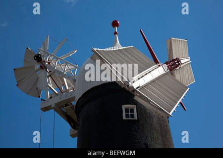 Skidby Mühle, Cottingham, East Riding von Yorkshire. Yorkshires nur arbeiten Windmühle Stockfoto